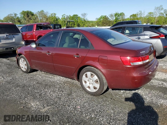 2007 Hyundai Sonata GLS with VIN 5NPET46CX7H195852, listed as a Copart auction lot 51732315 with 171,087 mi miles and Salvage Title. Bid and sale history available at DreamBid. Image 2.