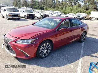 2021 Lexus ES 350 with VIN 58ADZ1B12MU090385, listed as a Copart auction lot 59309125 with 43,304 mi miles and Salvage title. Bid and sale history available at DreamBid. Image 1.
