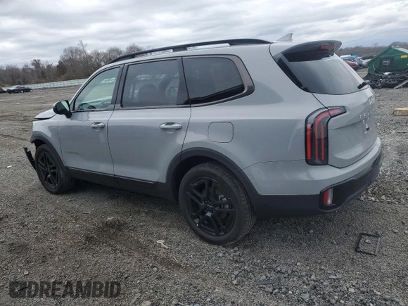 2024 Kia Telluride EX X-Line z VIN 5XYP3DGC9RG564041, wystawiony jako Copart lot #52851745 z przebiegiem 2 878 mil mil oraz Szkoda całkowita • Salvage title. Historia ofert i sprzedaży dostępna na DreamBid. Obrazek 2.