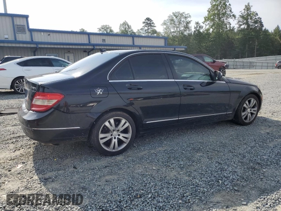 2009 Mercedes-Benz C 300 Sport with VIN WDDGF81X39F250355, listed as a Copart auction lot 59863925 with 137,654 mi miles and Salvage title. Bid and sale history available at DreamBid. Image 3.