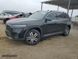 2023 Mercedes-Benz EQB with VIN W1N9M0KB3PN067160, listed as a Copart auction lot 74396184 with 4,628 mi miles and Salvage Title. Bid and sale history available at carsss.com. Image 1.