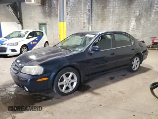 2002 Nissan Maxima GXE z VIN JN1DA31D82T429859, wystawiony jako Copart lot #67025674 z przebiegiem 153 180 mil mil oraz Szkoda całkowita • Salvage title. Historia ofert i sprzedaży dostępna na DreamBid. Obrazek 1.