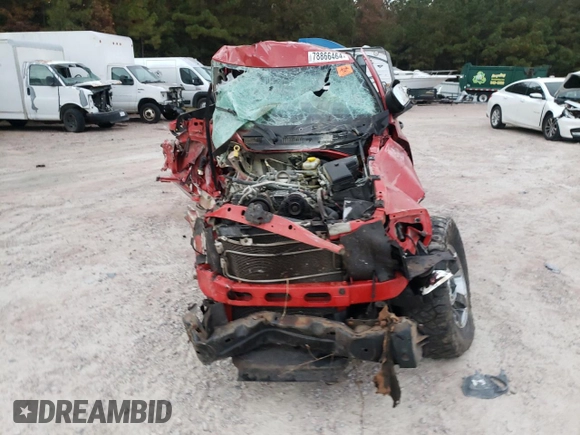 2005 Dodge Dakota Laramie with VIN 1D7HW58N55S194962, listed as a Copart auction lot 78866464 with Not Provided miles and Salvage Title. Bid and sale history available at DreamBid. Image 5.