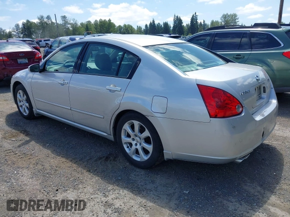 2007 Nissan Maxima SE with VIN 1N4BA41E77C862623, listed as a IAAI auction lot 42660896 with 117,276 mi miles and . Bid and sale history available at DreamBid. Image 3.