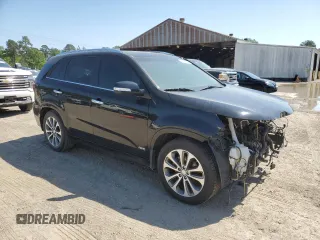 2014 Kia Sorento SX with VIN 5XYKWDA73EG540731, listed as a Copart auction lot 52941455 with 155,587 mi miles and Salvage title. Bid and sale history available at DreamBid. Image 4.