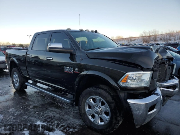 2014 Ram 2500 Laramie with VIN 3C6UR5FL9EG318781, listed as a Copart auction lot 86892264 with 107,867 mi miles and Salvage Title. Bid and sale history available at carsss.com. Image 4.
