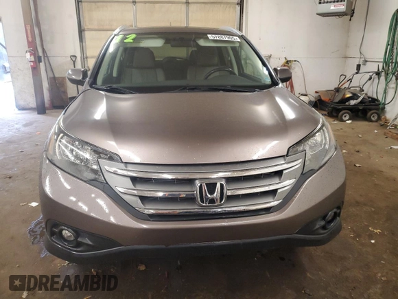 2012 Honda CR-V EX-L with VIN 5J6RM4H76CL010422, listed as a Copart auction lot 57887905 with 166,990 mi miles and Salvage title. Bid and sale history available at DreamBid. Image 5.
