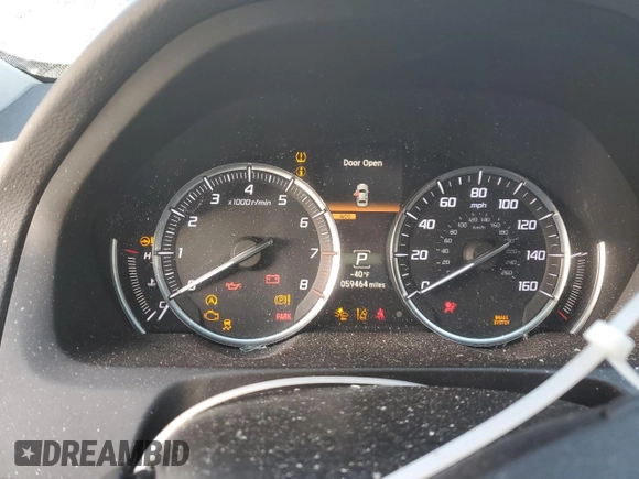 2019 Acura TLX z VIN 19UUB3F34KA007272, wystawiony jako Copart lot #46543825 z przebiegiem 59 464 mil mil oraz Szkody całkowita. Historia ofert i sprzedaży dostępna na DreamBid. Obrazek 9.