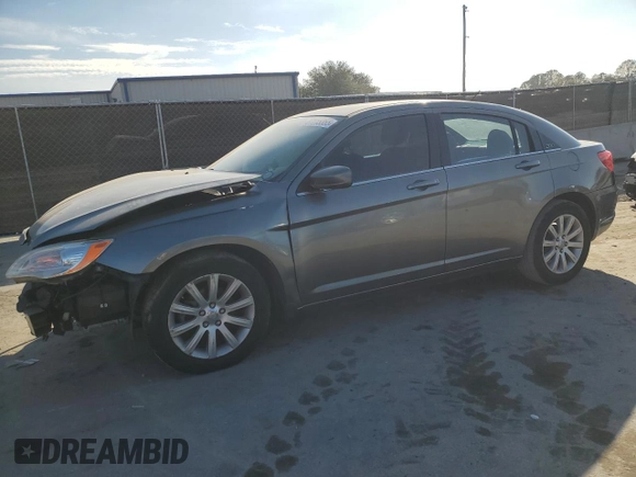 2013 Chrysler 200 LX with VIN 1C3CCBAG2DN767423, listed as a Copart auction lot 87715355 with 145,956 mi miles and Salvage Title. Bid and sale history available at carsss.com. Image 1.