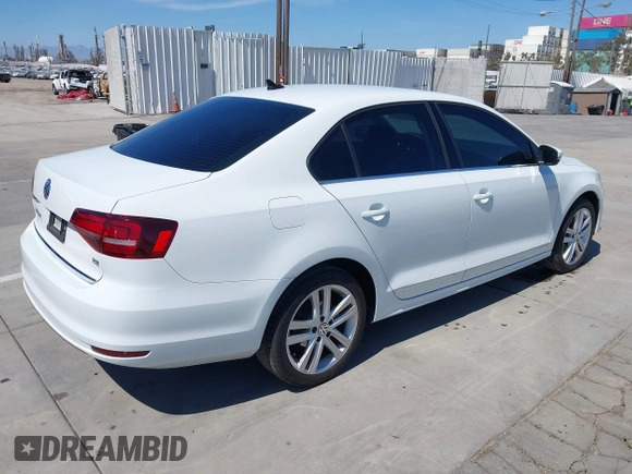 2017 Volkswagen Jetta SEL with VIN 3VWL17AJ6HM392417, listed as a IAAI auction lot 42684427 with 61,224 mi miles and . Bid and sale history available at DreamBid. Image 4.