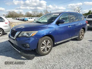 2017 Nissan Pathfinder SV with VIN 5N1DR2MN1HC652995, listed as a Copart auction lot 46004315 with 202,644 mi miles and Clean Title. Bid and sale history available at carsss.com. Image 1.