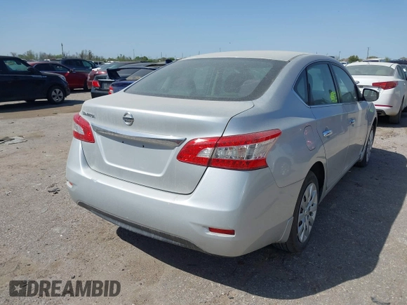 2015 Nissan Sentra SL with VIN 3N1AB7AP9FY376412, listed as a IAAI auction lot 41743212 with 11,298 mi miles and . Bid and sale history available at DreamBid. Image 4.