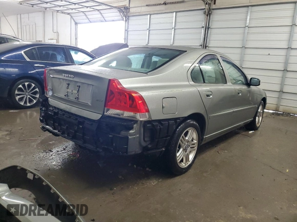 2008 Volvo S60 2.5T with VIN YV1RS592082673948, listed as a Copart auction lot 73322264 with 190,285 mi miles and Salvage Title. Bid and sale history available at carsss.com. Image 3.