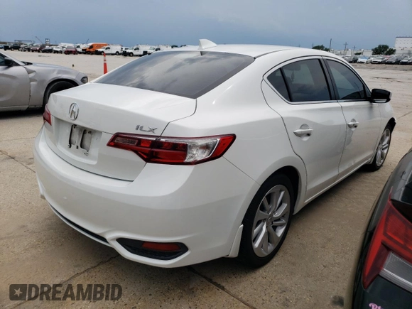 2017 Acura ILX Premium with VIN 19UDE2F76HA012311, listed as a Copart auction lot 58770375 with Not provided miles and Salvage title. Bid and sale history available at DreamBid. Image 3.