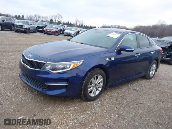 2016 Kia Optima LX with VIN 5XXGT4L32GG007690, listed as a IAAI auction lot 41115075 with 94,071 mi miles. Bid and sale history available at carsss.com. Image 17.