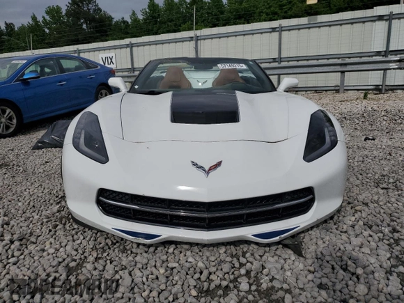 2015 Chevrolet Corvette 2LT with VIN 1G1YD3D7XF5104001, listed as a Copart auction lot 57149215 with Not provided miles and Salvage title. Bid and sale history available at DreamBid. Image 5.