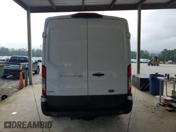 2022 Ford Transit Cargo with VIN 1FTBR1C8XNKA05854, listed as a Copart auction lot 57170555 with 119,996 mi miles and Salvage title. Bid and sale history available at DreamBid. Image 6.