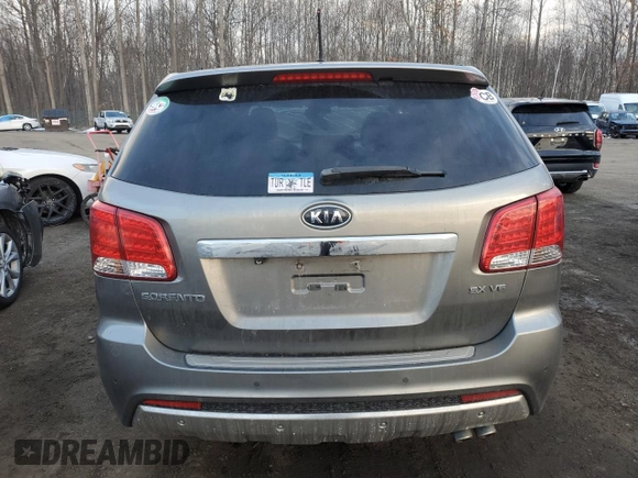 2013 Kia Sorento SX with VIN 5XYKWDA26DG383313, listed as a Copart auction lot 42489555 with 204,769 mi miles and Salvage Title. Bid and sale history available at carsss.com. Image 6.