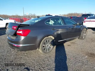 2015 Kia Cadenza Premium with VIN KNALN4D73F5194464, listed as a IAAI auction lot 41036049 with 164,907 mi miles. Bid and sale history available at carsss.com. Image 4.