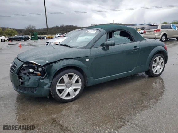2003 Audi TT with VIN TRUTC28N131009858, listed as a Copart auction lot 49041755 with 50,148 mi miles and Salvage Title. Bid and sale history available at carsss.com. Image 1.