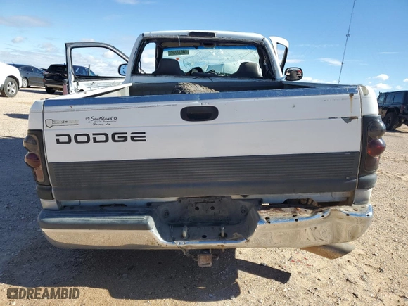 1998 Dodge Ram 1500 with VIN 1B7HC16Y3WS698436, listed as a Copart auction lot 80627794 with 0 mi miles and Non Repairable. Bid and sale history available at carsss.com. Image 6.