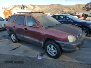 2003 Hyundai Santa Fe GLS with VIN KM8SC73D83U341520, listed as a Copart auction lot 84352084 with 43,421 mi miles and Clean Title. Bid and sale history available at carsss.com. Image 4.