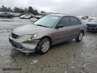 2005 Honda Civic Sdn LX with VIN 2HGES165X5H529730, listed as a Copart auction lot 44041035 with 171,132 mi miles and Salvage Title. Bid and sale history available at carsss.com. Image 1.