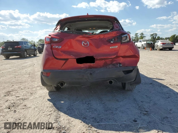 2017 Mazda CX-3 Sport with VIN JM1DKDB72H0148787, listed as a Copart auction lot 74124464 with 137,004 mi miles and Salvage Title. Bid and sale history available at carsss.com. Image 6.