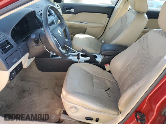 2010 Mercury Milan Premier with VIN 3MEHM0CG0AR639284, listed as a Copart auction lot 59811655 with 70,718 mi miles and Salvage title. Bid and sale history available at DreamBid. Image 7.