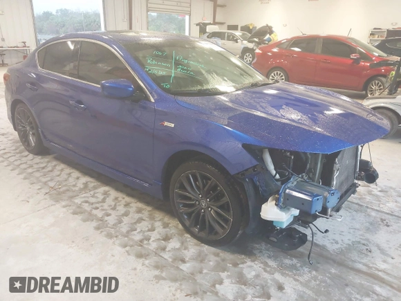 2020 Acura ILX w/Premium/A-SPEC Pkg with VIN 19UDE2F86LA004470, listed as a IAAI auction lot 41621206 with 137,054 mi miles. Bid and sale history available at carsss.com. Image 1.