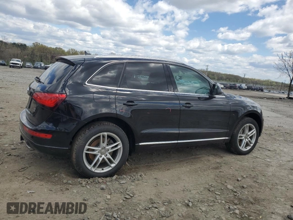 2014 Audi Q5 Premium Plus with VIN WA1CMAFP0EA079029, listed as a Copart auction lot 51653925 with 121,047 mi miles and Salvage title. Bid and sale history available at DreamBid. Image 3.