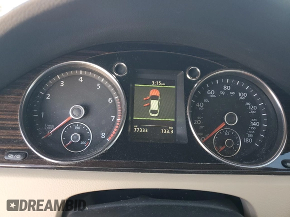 2014 Volkswagen CC VR6 Executive 4Motion with VIN WVWGU7AN4EE531587, listed as a Copart auction lot 79768104 with 77,333 mi miles and Salvage Title. Bid and sale history available at carsss.com. Image 9.
