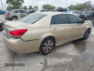 2011 Toyota Avalon with VIN 4T1BK3DB2BU432502, listed as a IAAI auction lot 41764002 with 236,003 mi miles and . Bid and sale history available at DreamBid. Image 4.