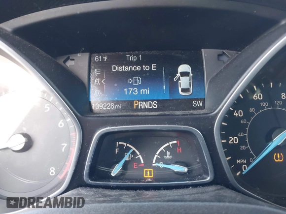 2015 Ford Focus SE with VIN 1FADP3F22FL306055, listed as a IAAI auction lot 41966475 with 139,228 mi miles. Bid and sale history available at carsss.com. Image 7.
