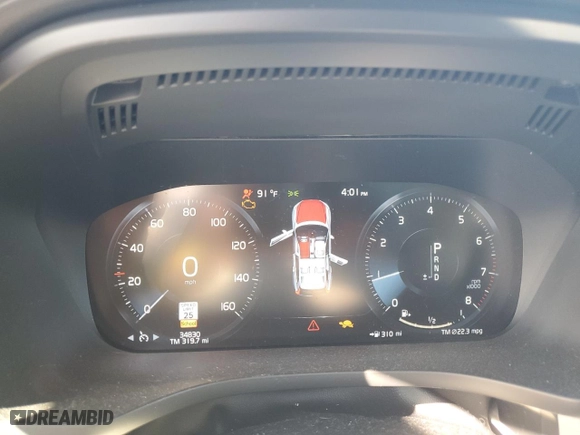 2020 Volvo XC60 Inscription with VIN YV4102RL0L1535600, listed as a Copart auction lot 50661675 with 34,830 mi miles and Salvage Title. Bid and sale history available at carsss.com. Image 9.