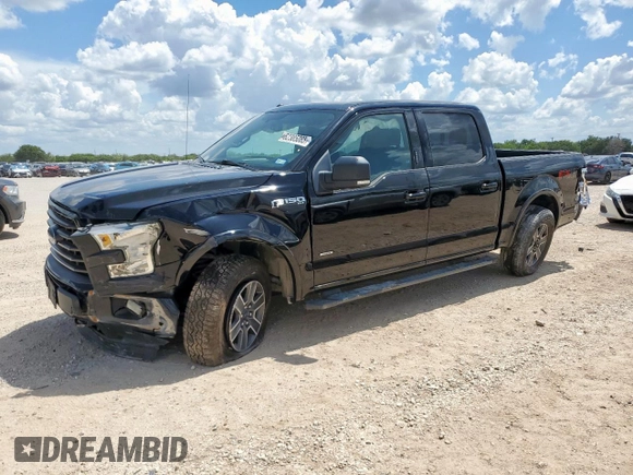 2016 Ford F-150 XLT with VIN 1FTEW1EP4GKF64457, listed as a Copart auction lot 62385065 with 95,770 mi miles and Salvage title. Bid and sale history available at DreamBid. Image 1.