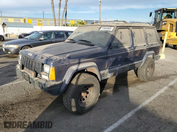 1996 Jeep Cherokee Sport with VIN 1J4FT68S4TL333342, listed as a Copart auction lot 41664965 with 185,199 mi miles and Clean Title. Bid and sale history available at carsss.com. Image 1.