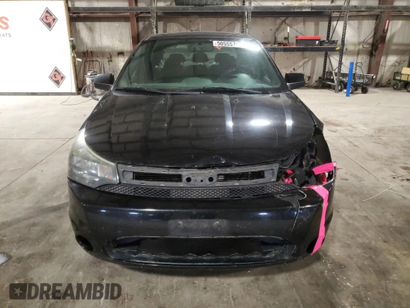 2011 Ford Focus SES with VIN 1FAHP3GNXBW178019, listed as a Copart auction lot 50555735 with 240,506 mi miles and Salvage Title. Bid and sale history available at DreamBid. Image 5.