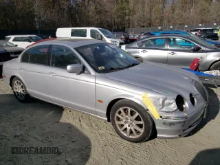 2002 Jaguar S-Type with VIN SAJDA03P22GM36867, listed as a Copart auction lot 79027454 with 52,489 mi miles and Salvage Title. Bid and sale history available at DreamBid. Image 4.