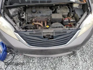 2012 Toyota Sienna with VIN 5TDKA3DC8CS009526, listed as a Copart auction lot 80279714 with 186,703 mi miles and Salvage Title. Bid and sale history available at DreamBid. Image 12.