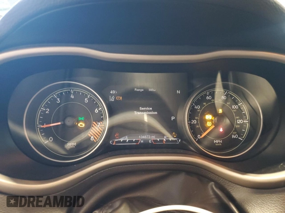2015 Jeep Cherokee Trailhawk with VIN 1C4PJMBS5FW615845, listed as a Copart auction lot 52824635 with 134,873 mi miles and Salvage Title. Bid and sale history available at carsss.com. Image 9.