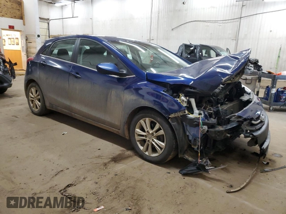 2013 Hyundai Elantra GT with VIN KMHD35LE7DU040910, listed as a Copart auction lot 80772684 with 215,931 mi miles and Salvage Title. Bid and sale history available at carsss.com. Image 4.