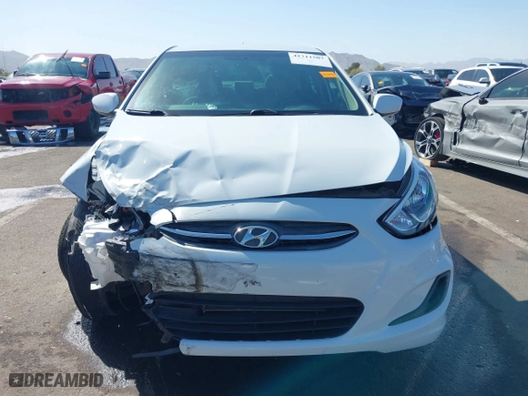 2017 Hyundai Accent SE with VIN KMHCT4AE7HU361814, listed as a IAAI auction lot 41711507 with 23,383 mi miles. Bid and sale history available at carsss.com. Image 13.