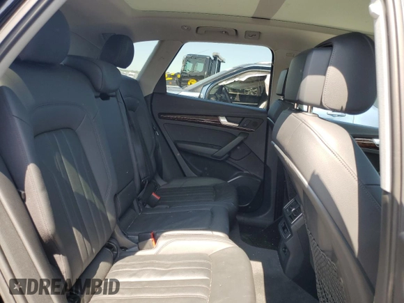2018 Audi Q5 Premium with VIN WA1ANAFY4J2012175, listed as a Copart auction lot 59550155 with 52,013 mi miles and Salvage title. Bid and sale history available at DreamBid. Image 11.