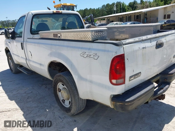 2007 Ford F-250 XL with VIN 1FTNF21567EA99639, listed as a IAAI auction lot 42136009 with 230,652 mi miles and . Bid and sale history available at DreamBid. Image 3.