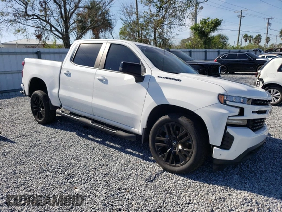 2021 Chevrolet Silverado 1500 RST with VIN 1GCPWDED9MZ431342, listed as a Copart auction lot 87244234 with 64,518 mi miles and Salvage Title. Bid and sale history available at carsss.com. Image 4.