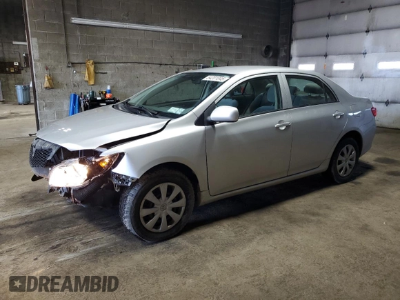 2009 Toyota Corolla with VIN JTDBL40E39J010838, listed as a Copart auction lot 54201045 with 75,290 mi miles and Salvage Title. Bid and sale history available at carsss.com. Image 1.