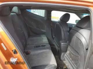 2014 Hyundai Veloster with VIN KMHTC6AD6EU185899, listed as a Copart auction lot 49871335 with 112,787 mi miles and Salvage Title. Bid and sale history available at carsss.com. Image 11.
