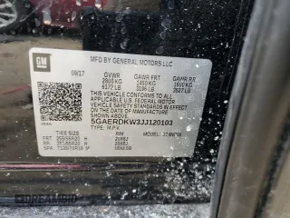 2018 Buick Enclave Avenir with VIN 5GAERDKW3JJ120103, listed as a Copart auction lot 42225875 with 82,895 mi miles and Salvage Title. Bid and sale history available at carsss.com. Image 16.