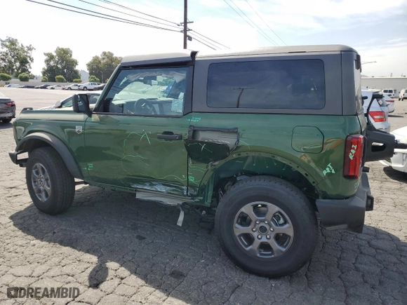 2024 Ford Bronco Big Bend with VIN 1FMDE7AH4RLA24311, listed as a Copart auction lot 65814324 with 1,939 mi miles and Salvage Title. Bid and sale history available at carsss.com. Image 2.